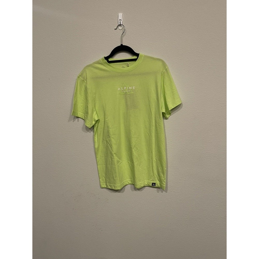 Alpine Design  Men’s Size Small Green Graphic  Short Sleeve T-Shirt